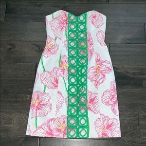Lilly Pulitzer strapless dress